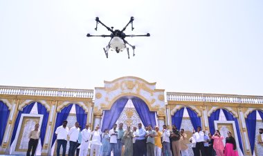 Krishi Viman with 50 Drones in Rajasthan.